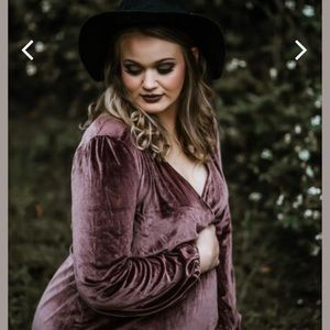 Baltic Born Dusty Plum Maxi Dress size M